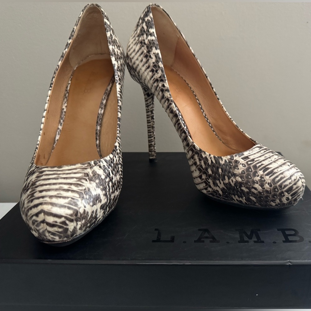 L.A.M.B. Women's Patterned Heels